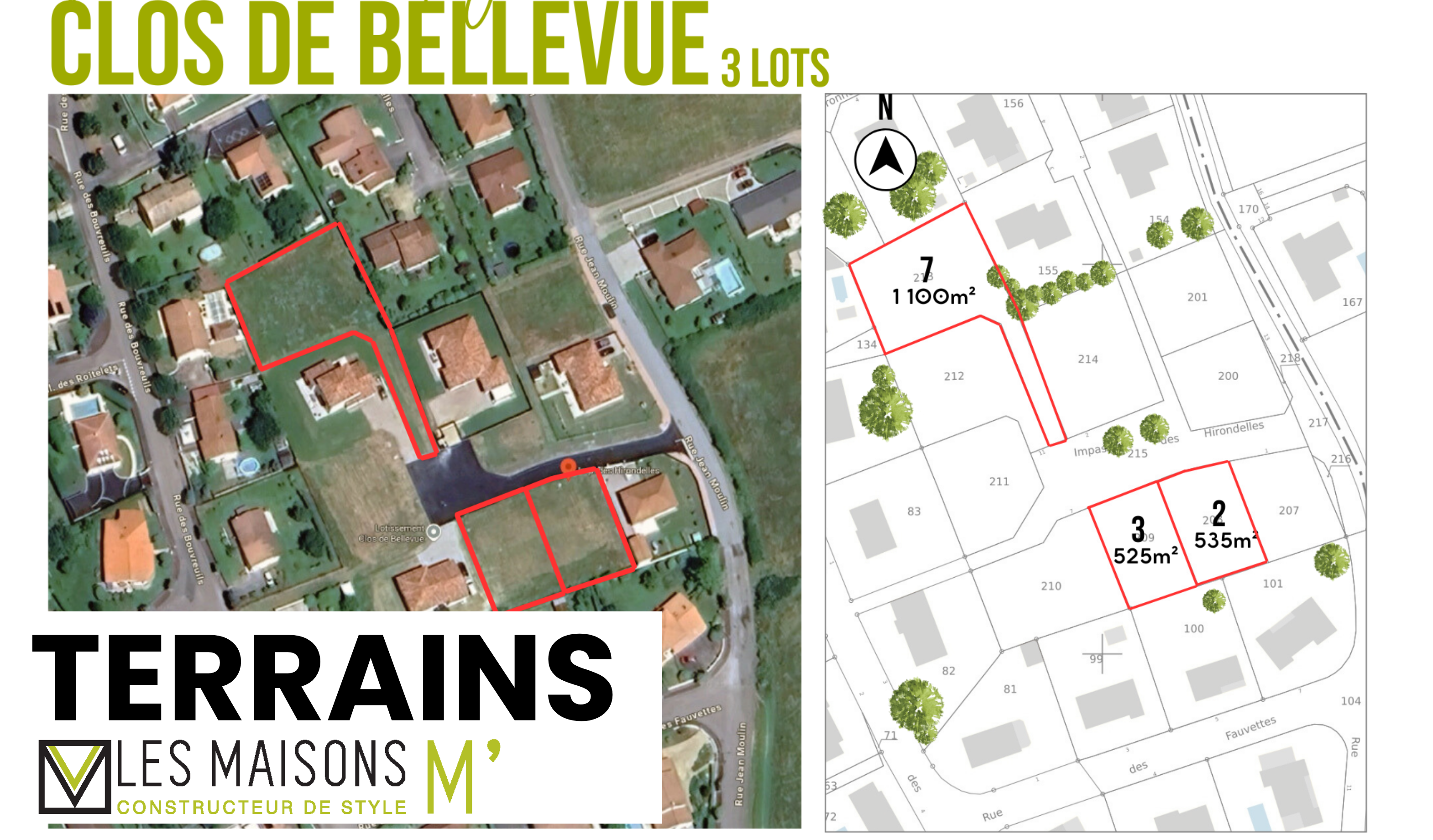 “Clos de Bellevue“, Programme privé Bosmie l'Aiguille